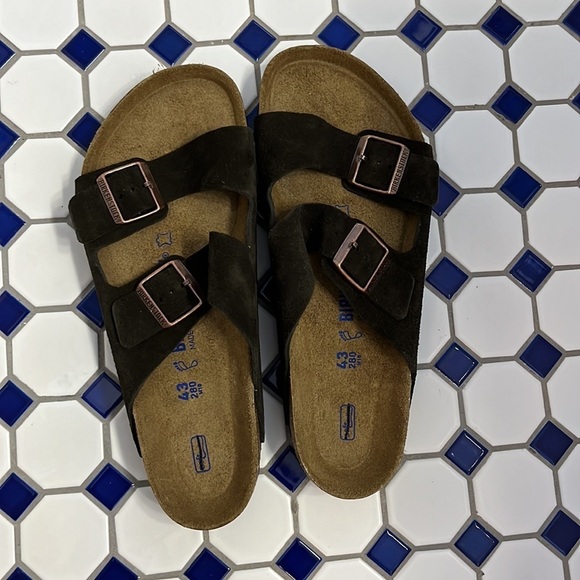 New Birkenstock Arizona Suede Leather Sandals Size 10 main image 16